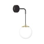 Emibig Wandleuchte Ognis Stahl Schwarz | Geeignet für 1x E27 - Max 10W