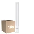 Mehrfachpackung 10x Noxion Lucent PL-L LED 11.9W 1500lm - 840 Kaltweiß | 4-Pins - Ersatz Für 24W