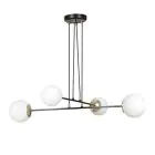 Emibig Suspension Luminaire Ognis Acier Noir | Convient pour 4x E27 - Max 10W