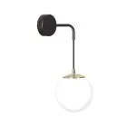 Emibig Applique Murale Ognis Acier Noir | Convient pour 1x E27 - Max 10W