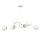 Emibig Suspension Luminaire Ognis Acier Blanc | Convient pour 6x E27 - Max 10W